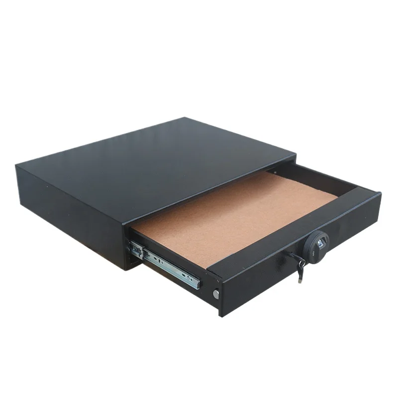 Drawer safe, household wardrobe wall-in hidden anti-theft drawer, small smart fingerprint drawer safe