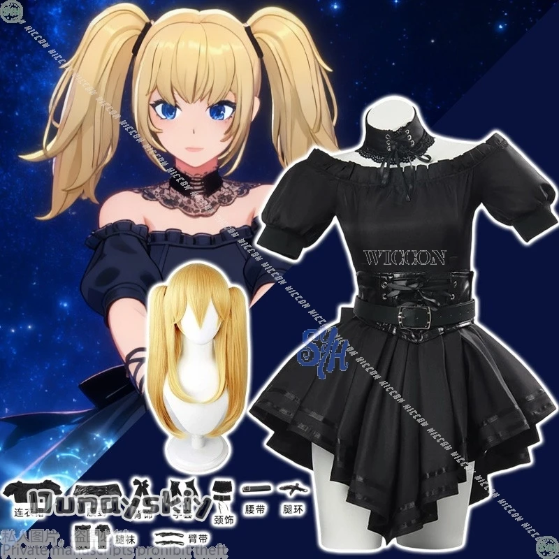 

Аниме Gorrkk Косплей Костюм Ани подруги {ONAMAEHA}Черное кружево Лолита Kawaii Jirai Kei Девушка Гот Сексуальное мини-Нижнее белье Хэллоуин