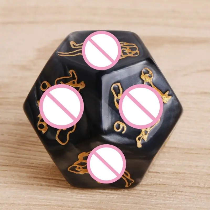 Fun Acrylic Dice Love Dice Sex Dice Love Game Toy Erotic Dices Love Dices BDSM Dice Sexy Posture Sex Toys For Couples Adult Game