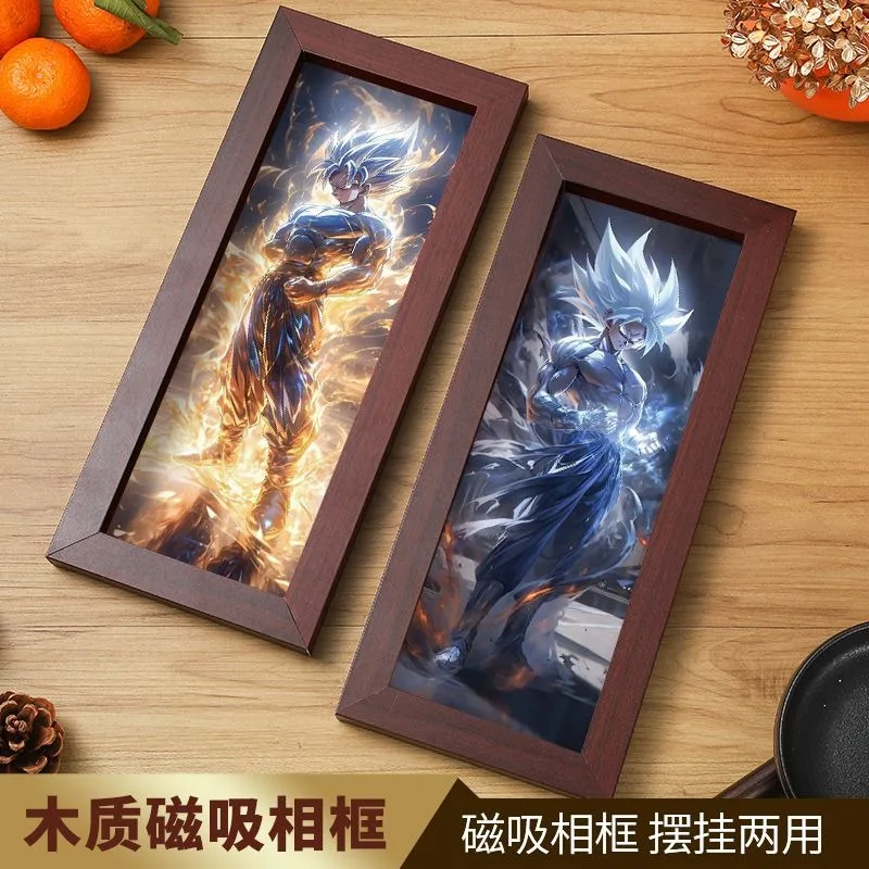 Dragon Ball Cartoon Animation Sun Wukong Frame Home Hanging Painting Porch Decoration Painting Internet Celebrity No Punch