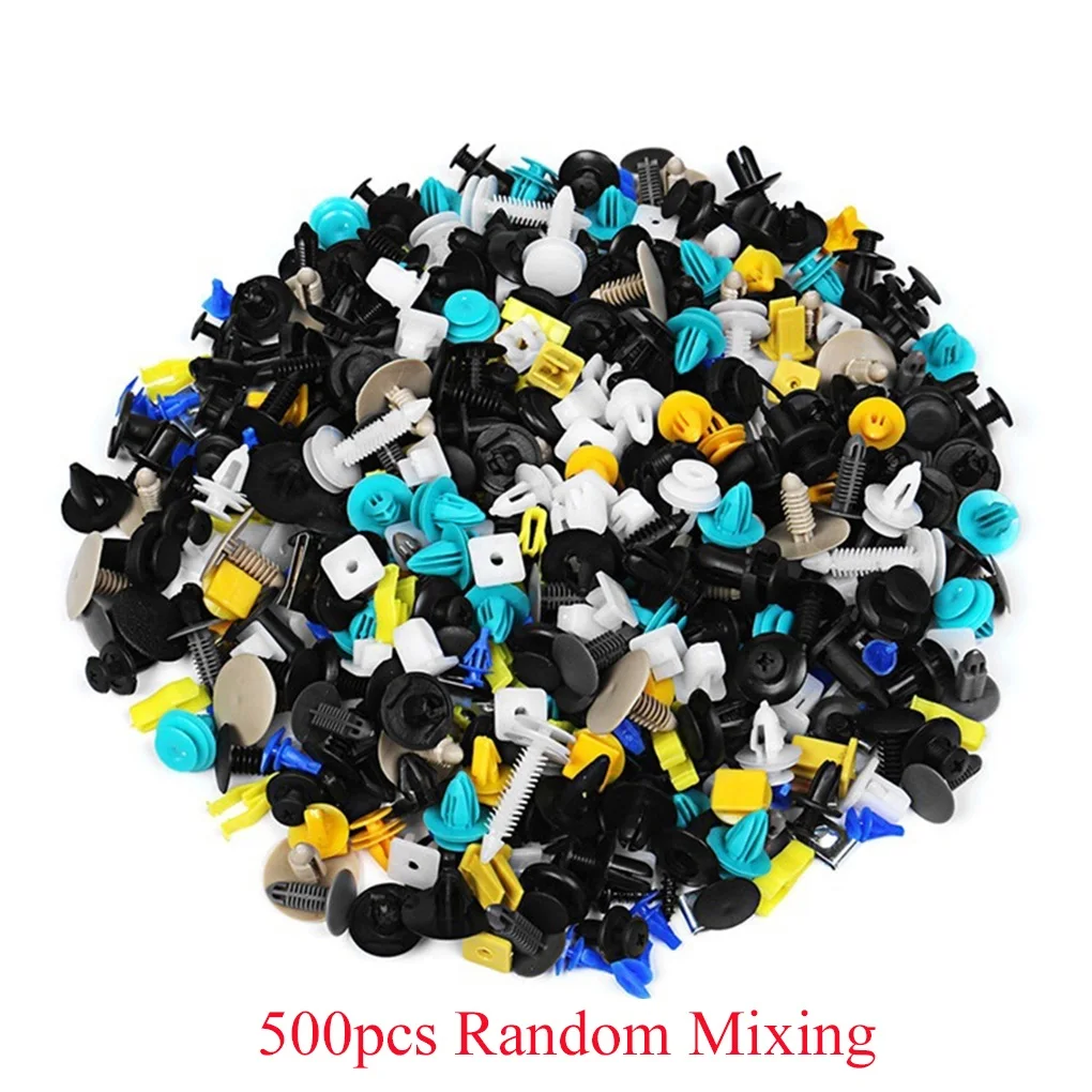 200/500/1000Pcs 30 Kinds Universal Mixed Auto Fastener Car Bumper Clips Retainer Car Fastener Rivet Door Panel Liner for All Car