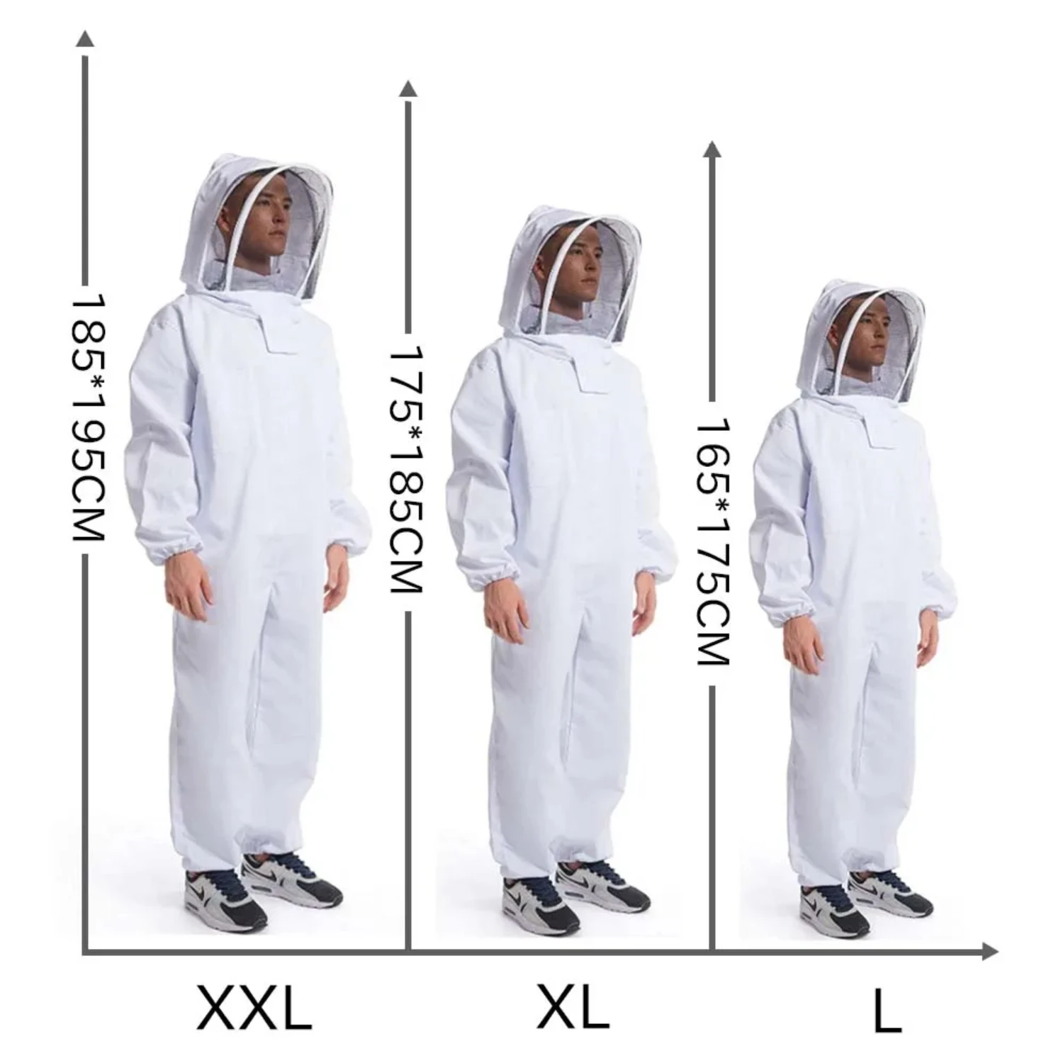 

New Professional & Durable Full Body Beekeeping Suit for Unisex Children with Safty Veil - Ultimate Protection for Beekeepers