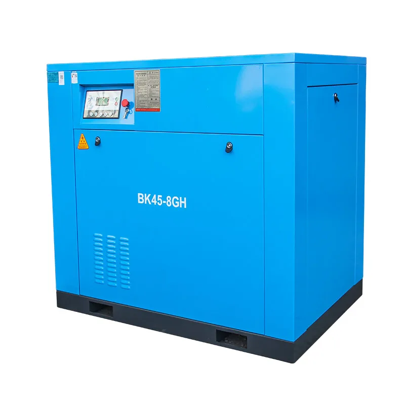 China factory industrial compressor 45kw 60 rotary screw air compressor kaishan BK45-8G