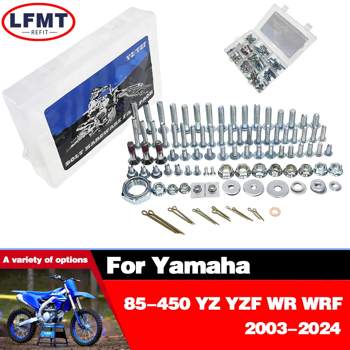 

Dirt Bike Hardware Bolt Full Plastics Fastener Kit For Yamaha YZ WR YZF WRF 85 125 150 200 250 300 350 400 450CC 2003-2025 parts