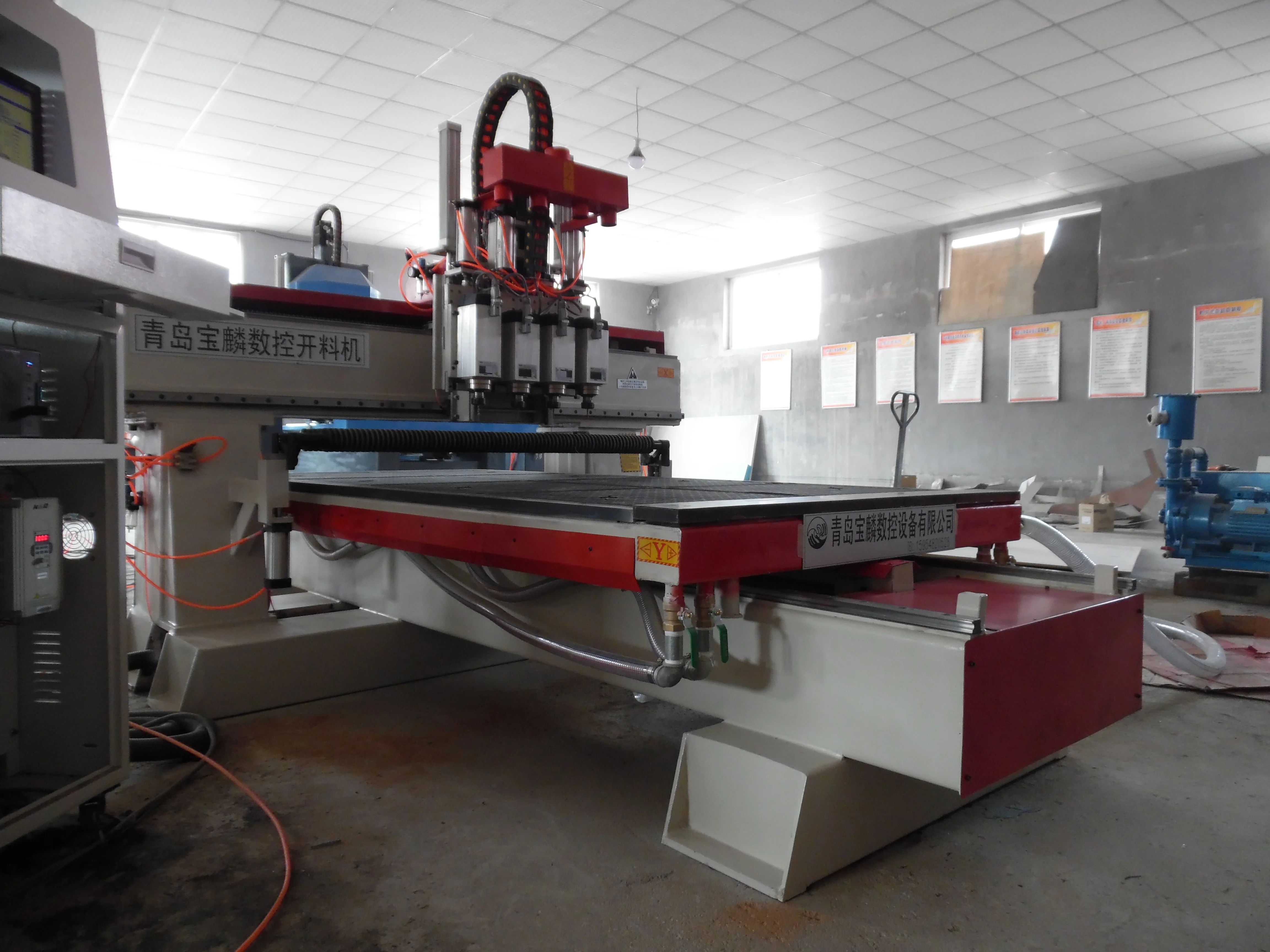 Many Heads Multi-Heads CNC Woodworking Router Machine with Many Spindles for Cutting Wood Acrylic MDF - Advertising Company Solu