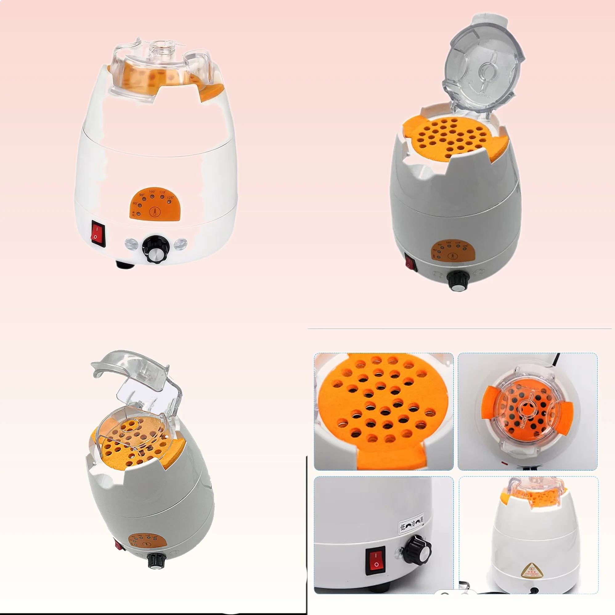 LY-6AT 6AST Egg Shape Frame Warmer LED Temperature Display Eyeglasses Heater Heating Machine