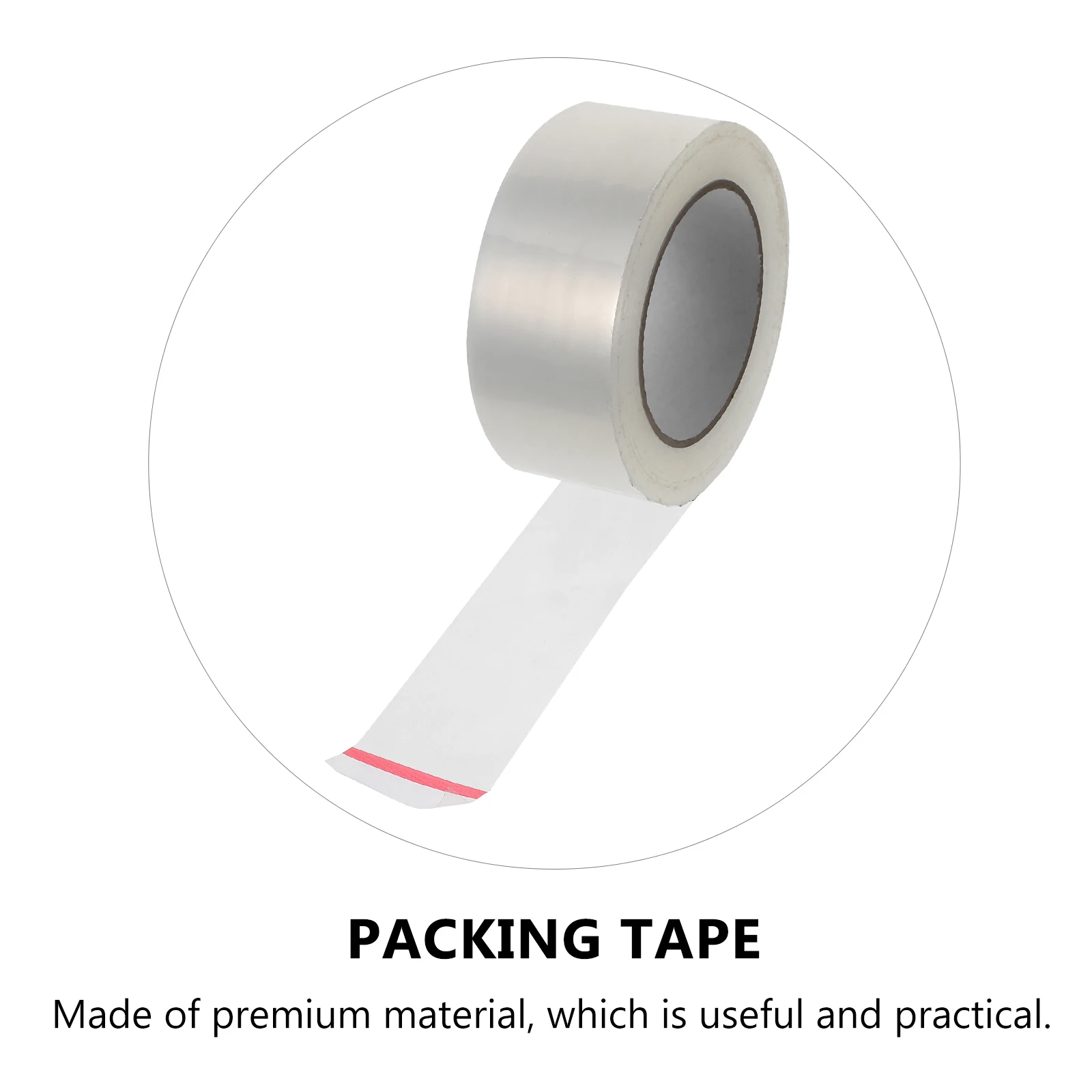

Silent Tape Package Packing Clear Packaging School Supplies Shipping Transparent for