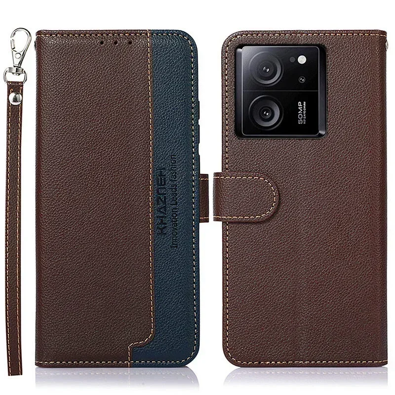 

For Xiaomi 14T 13T 12T Mi 11 Lite NE 5G Flip Case Redmi Note 13 Pro Plus 12 Leather Book RFID Protect Funda 11T 12x 14 T 11 12s