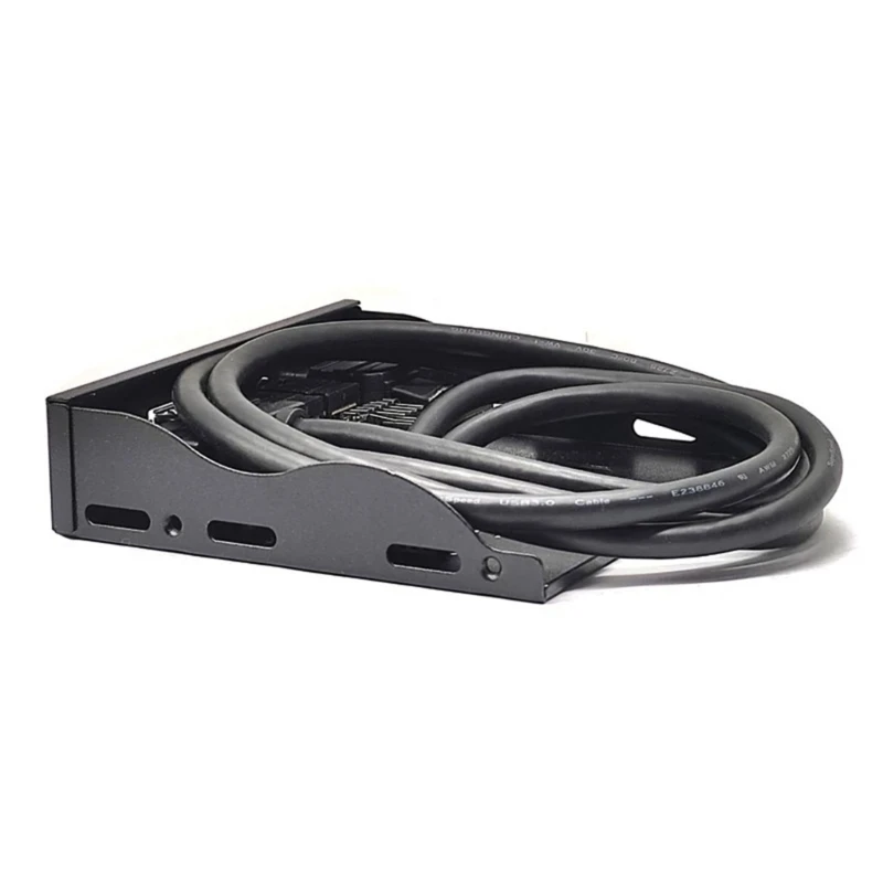 USB Front Panel for PC USB 3.2 Type C + 2x USB3.0 + 3.5mm Earphone Microphone for 3.5\