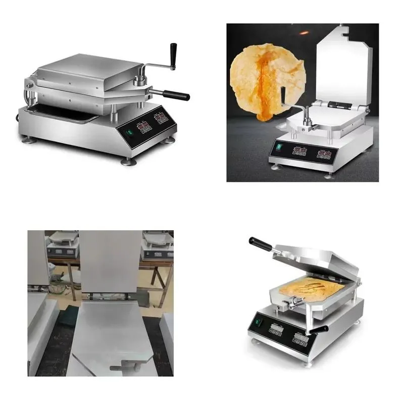 Hot Sale Household Stainless Steel Small Sandwich Pancake Machine and Electric Panini Press Baking Pan Electric Belgian