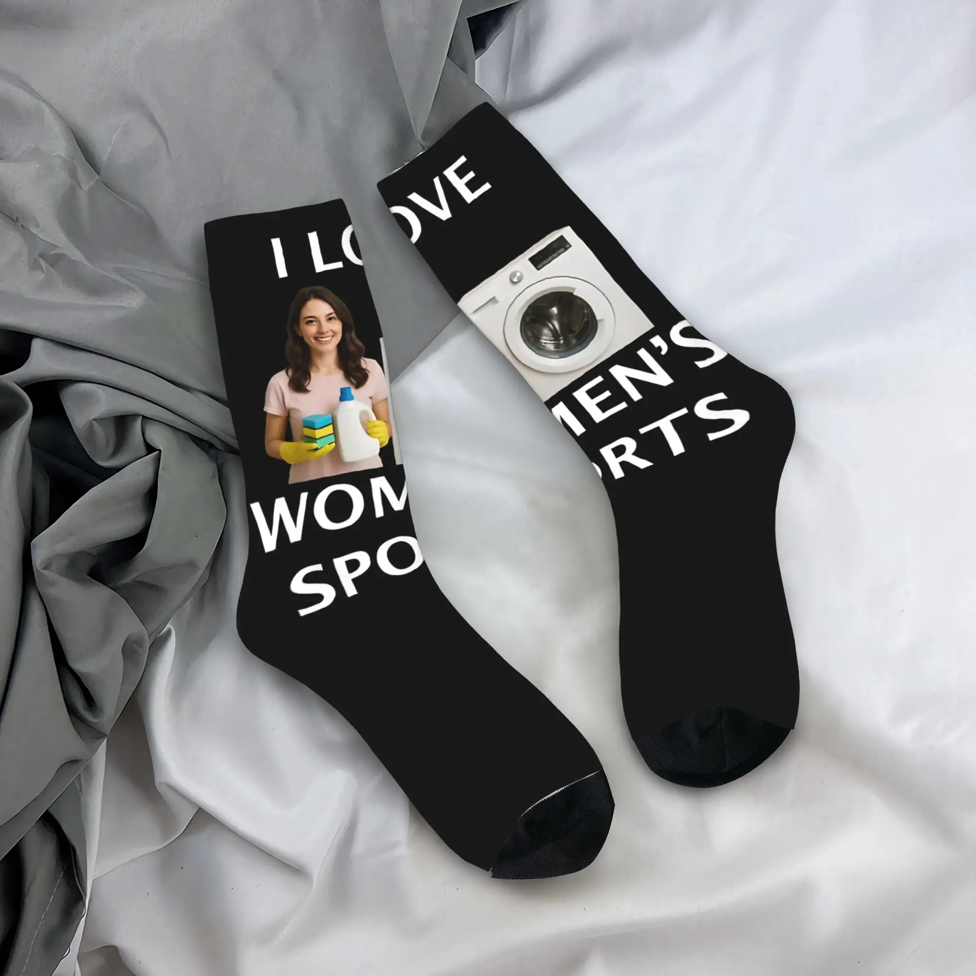 

I Support Women's Sport Socks Vintage Stockings Unisex Men Quality Outdoor Sports Socks Autumn Custom Non Slip Socks