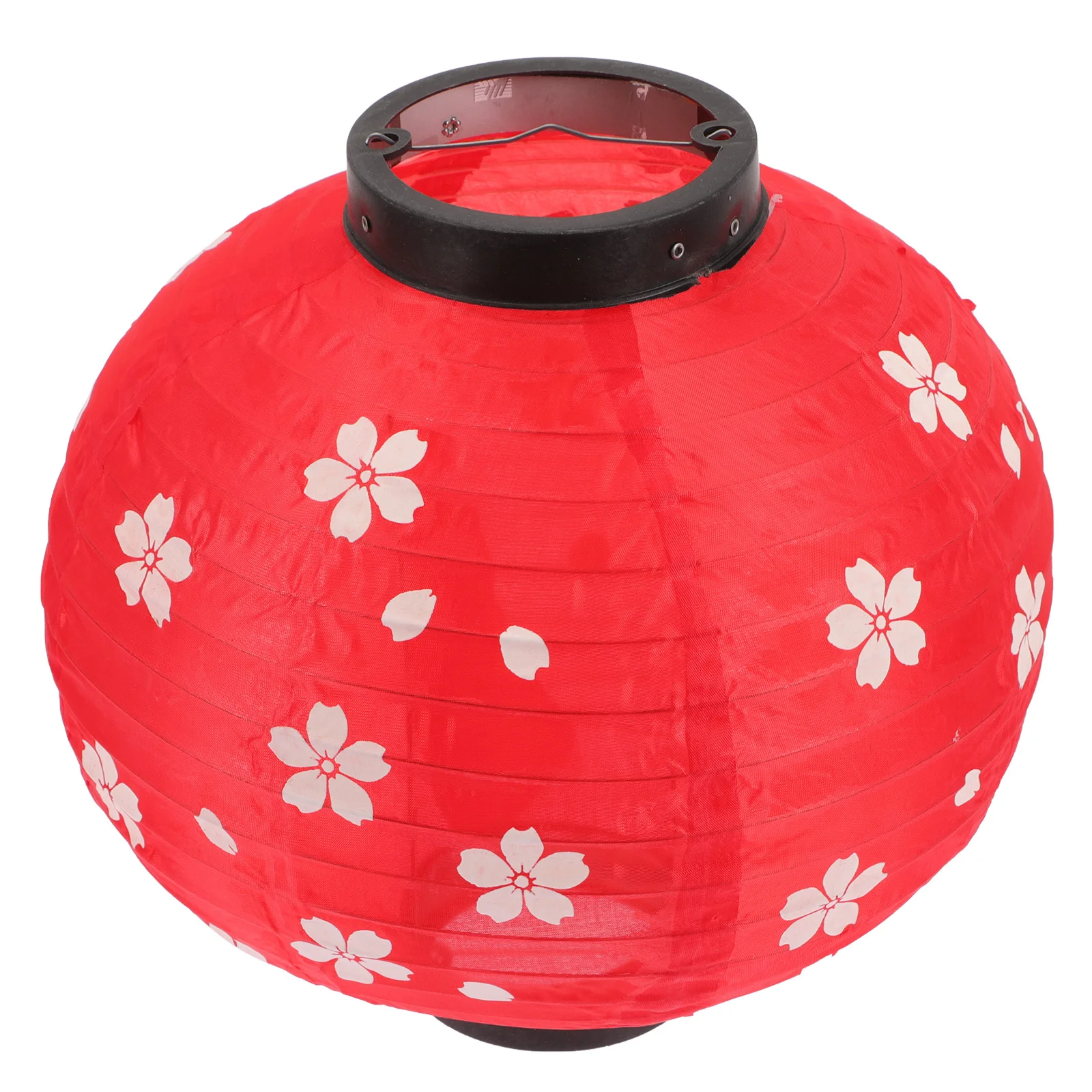 

Japanese Style Hanging Lantern Cherry Flower Design Foldable Silk Cloth Outdoor Indoor Restaurant Lantern Decor