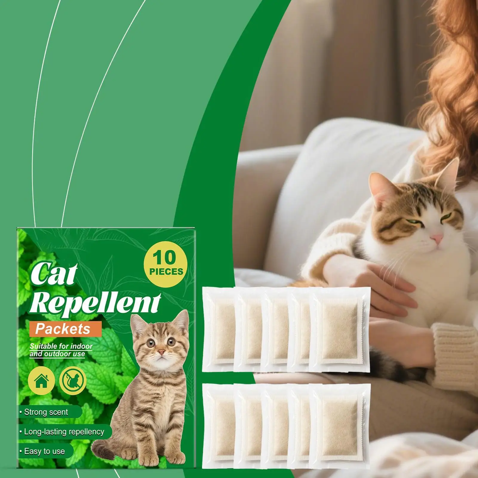 أدوات تدريب الحيوانات الأليفة 10 قطع حاجز طويل الأمد إبقاء القطط للقطط نباتات منزلية داخلية في الهواء الطلق حديقة ساحة الحديقة