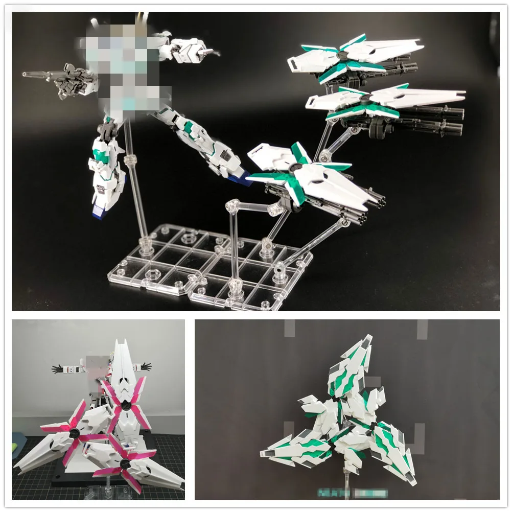 EW EffectsWings DE 3 Shields base set for 1/144 RG HG RX-0 Full Armor Unicorn DE017