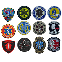 EMT Star of Life Tactical Rescue Embroidered Patches PARAMEDIC First Aid Medical MED SEARCH Emblem Military Accessories Sticker