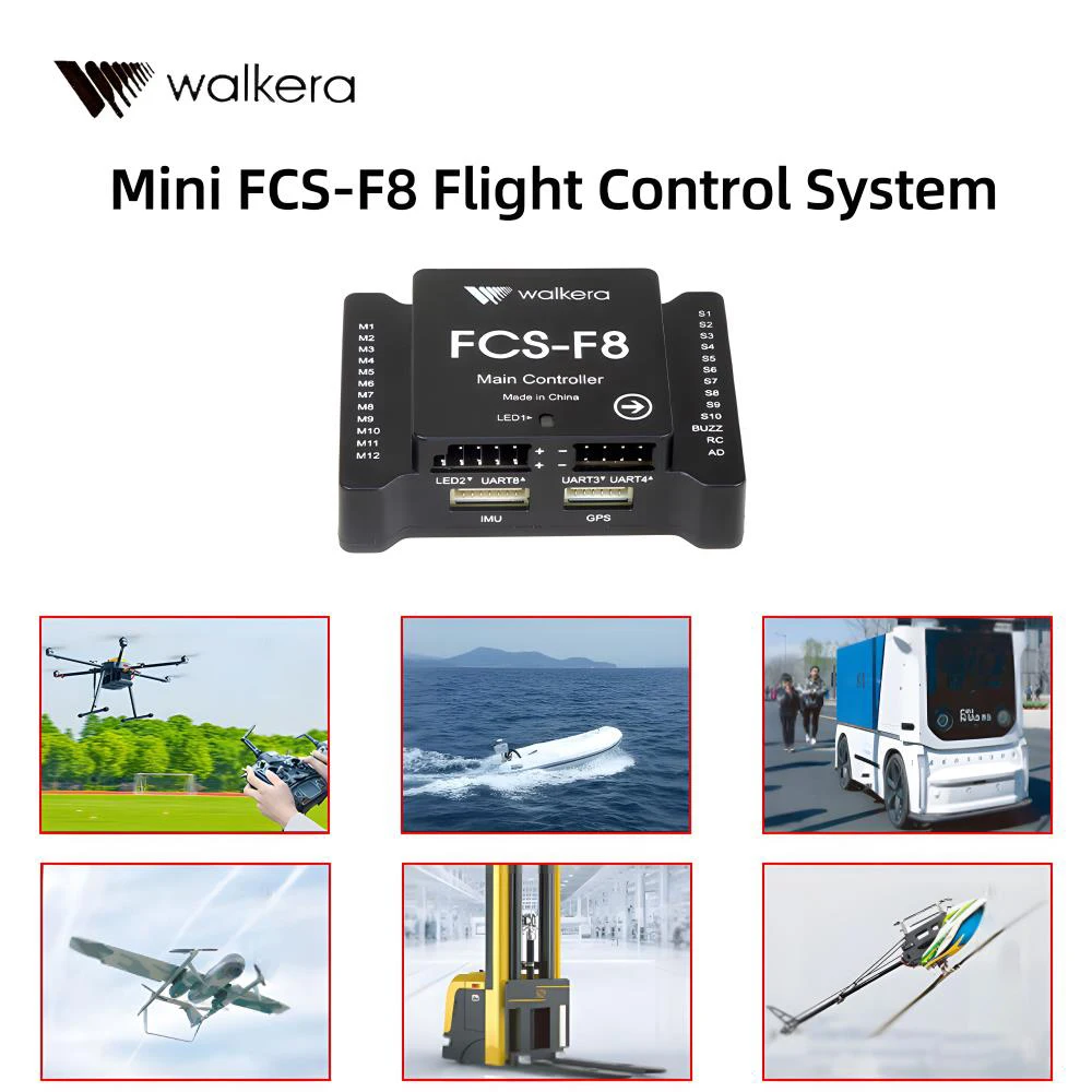

Walkera Professional Mini FCS-F8 Flight Control System Accessory for Multi-Rotor Helicopter & Fixed-Wing s Plant Protection