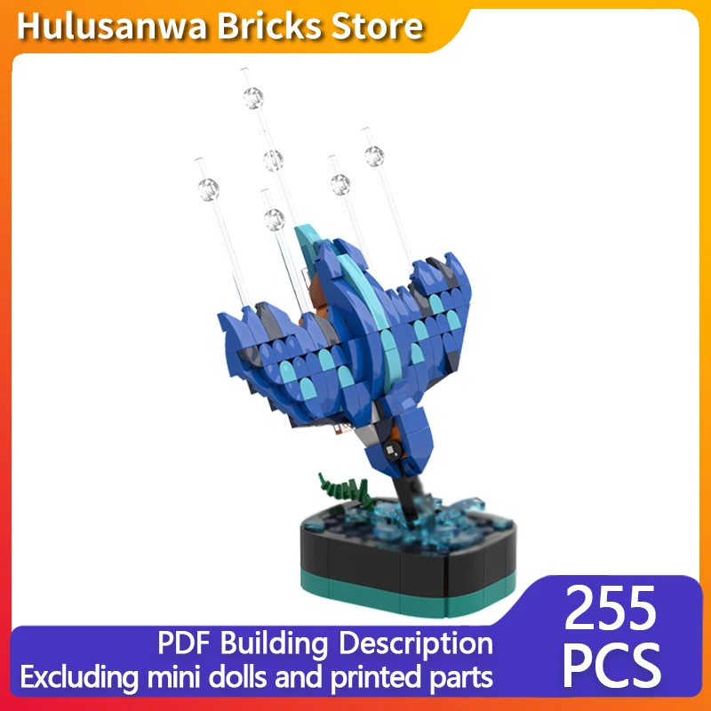 

Creators Animal Series Model MOC Building Block Kingfisher Diving Modular Technology Gifts Holiday Assemble Children Toys Suit