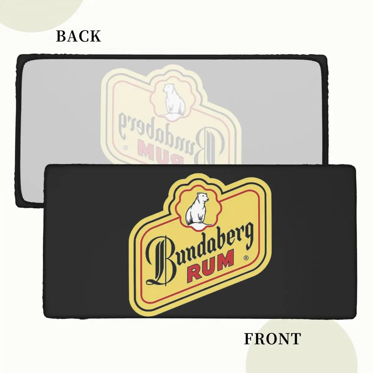 Bundaberg Rum Custom Rectangular Tablecloth Waterproof Table Cover for Festival Party Decorations Table Cloth