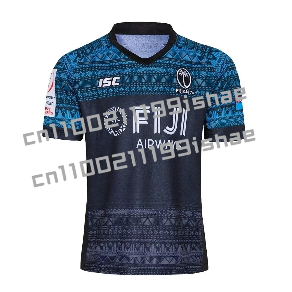 Camiseta de Rugby a la moda para hombre y mujer, ropa ISC FIJI 7S, camiseta transpirable de secado rápido, camiseta informal elástica duradera de gran tamaño para Moto