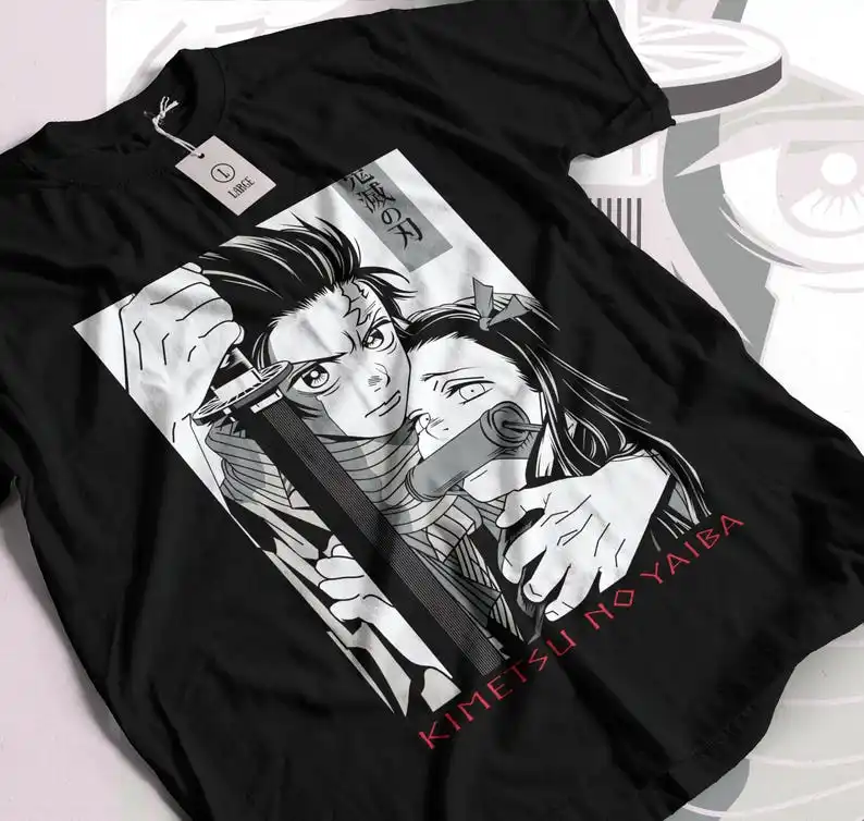 

Anime retro T-shirt, 100% cotton, all sizes for men and women Comic lovers