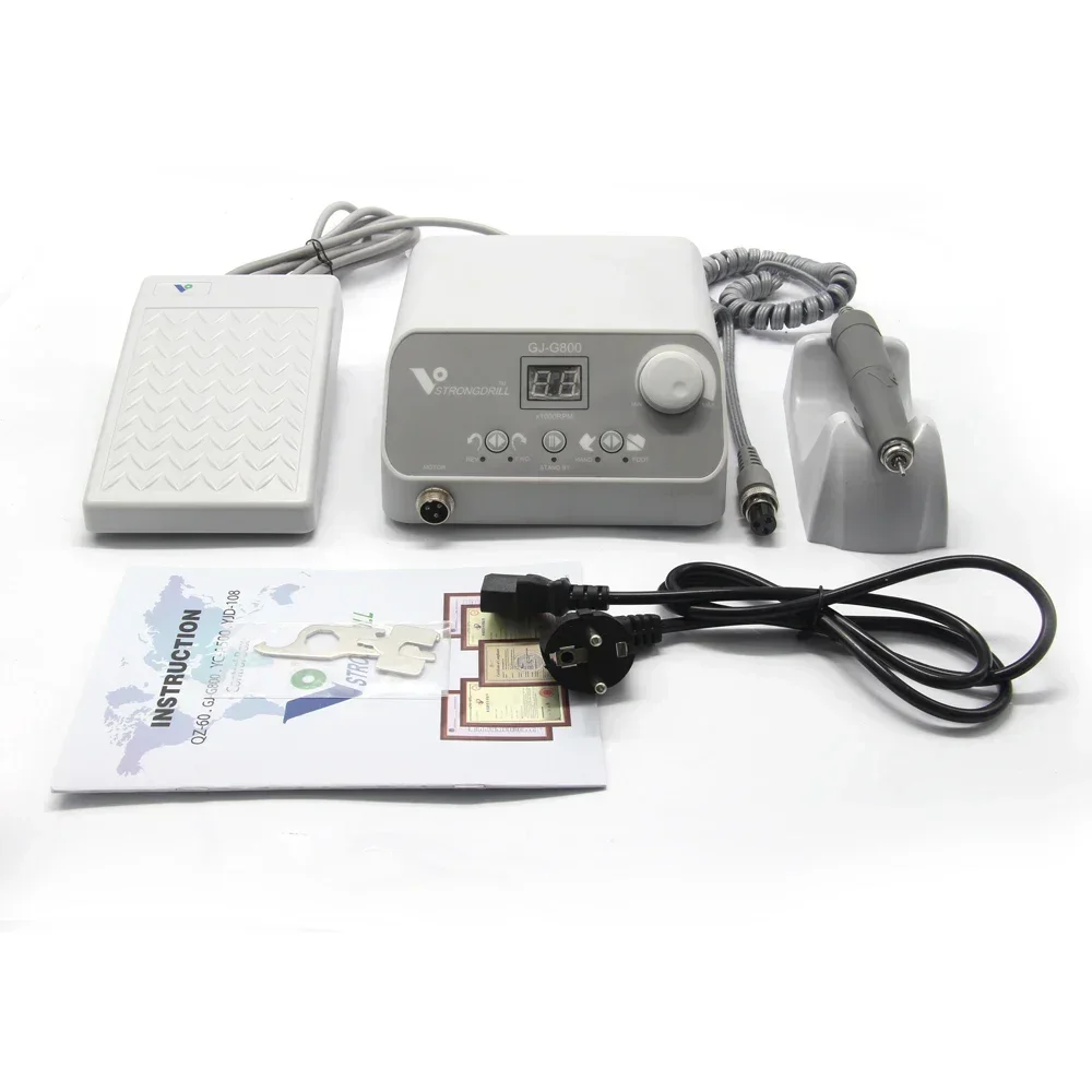 

Hot free delivery Powerful drill 50000 RPM brushless nail micromotor GJ-G800 + XM brushless mobile phonenail micromotor