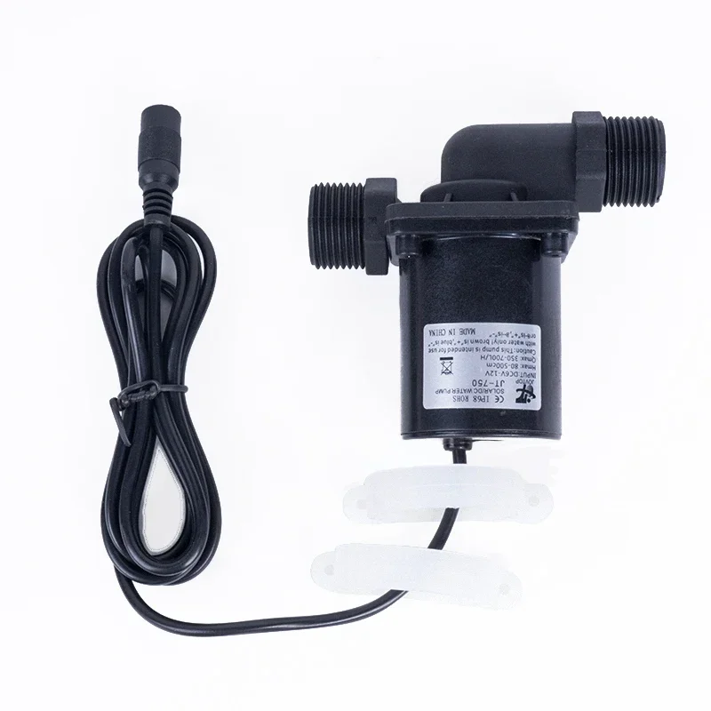 12V 24V DC Brushless Water Pump IP68 Silent 1/2 Threaded Solar Water Heater Shower Floor Heating Booster Pump view 6