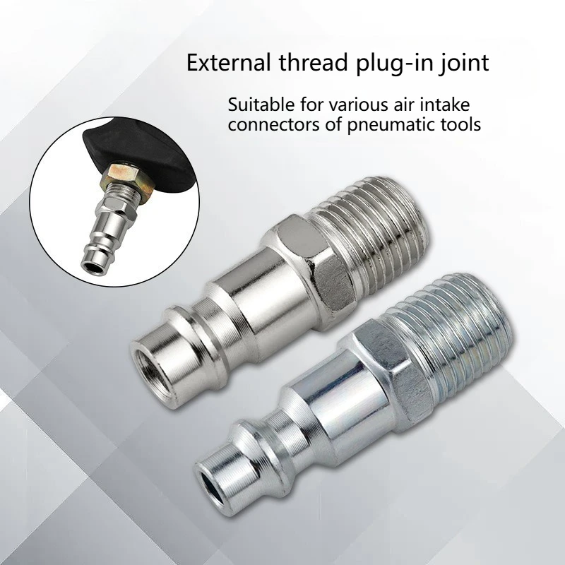 European and American style external thread 1/4PT quick connector core - Pneumatic component high-pressure air pipe connector