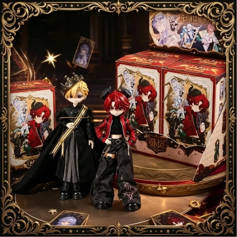 Image of Auf Lager: Mita Cat Box 1/8 Maßstab Vollständige Männliche BJD Blind Box Gelenkige Kugelgelenkpuppe Actionfigur Sammlerstück Dekoration Geschenk