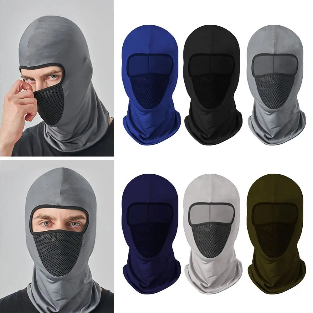 Face Hood Windproof Full Face Cap Breathable UV Protection Cycling Balaclava Cooling Neck Women Men
