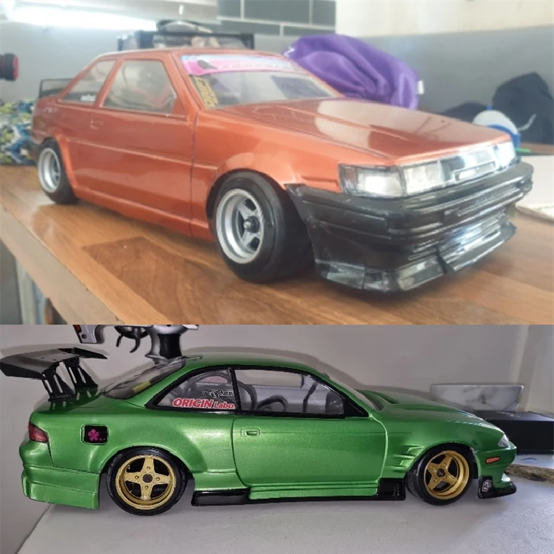 Jantes de voiture RC en plastique dur, échelle 1/10, décalage de 6/9mm, 4 pièces