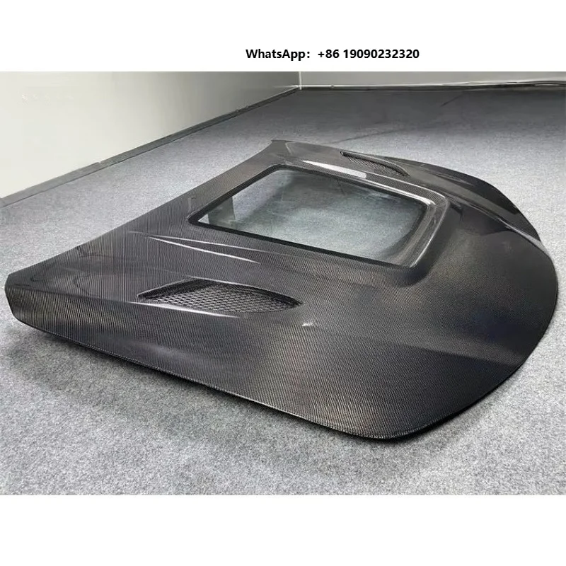 Carbon Fiber Transparent Engine Hood  LL