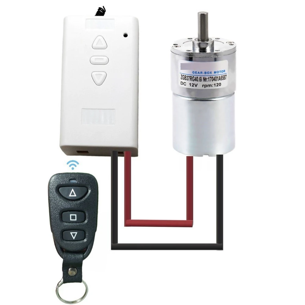 Atuador Linear elétrico Controlador do motor, interruptor de controle remoto, para a frente inverter Up Down Stop, AC, DC, 12V, 24V, 36V