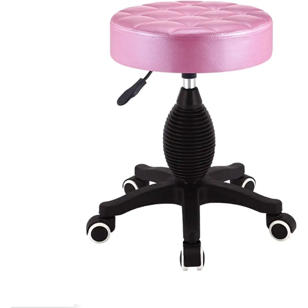 

360° Swivel Hydraulic Bar Stool with Dust Cover, No Backrest, for Manicure & Barber Shops, 100kg Capacity, Multicolor
