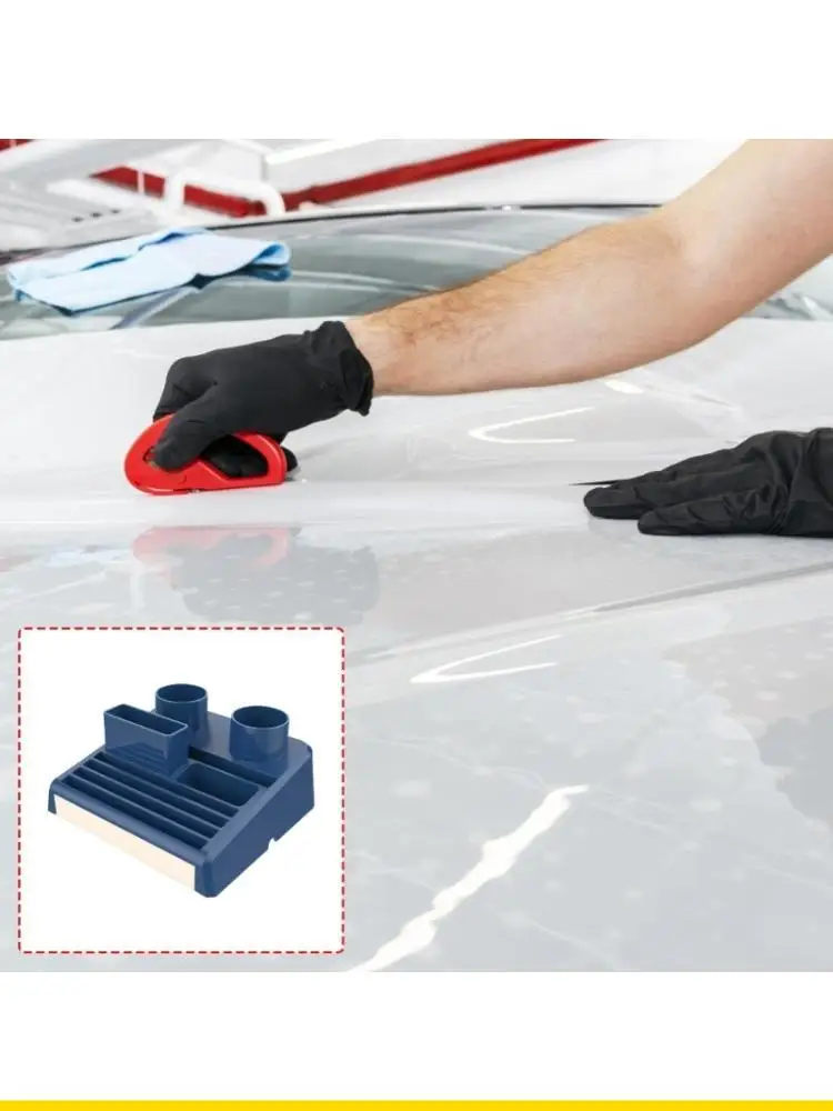 SZCH ABS Plastic Auto Tinting Tools Storage Case with Divided Sections Car Window Film Tool Holder Box for Squeegee & Cutter