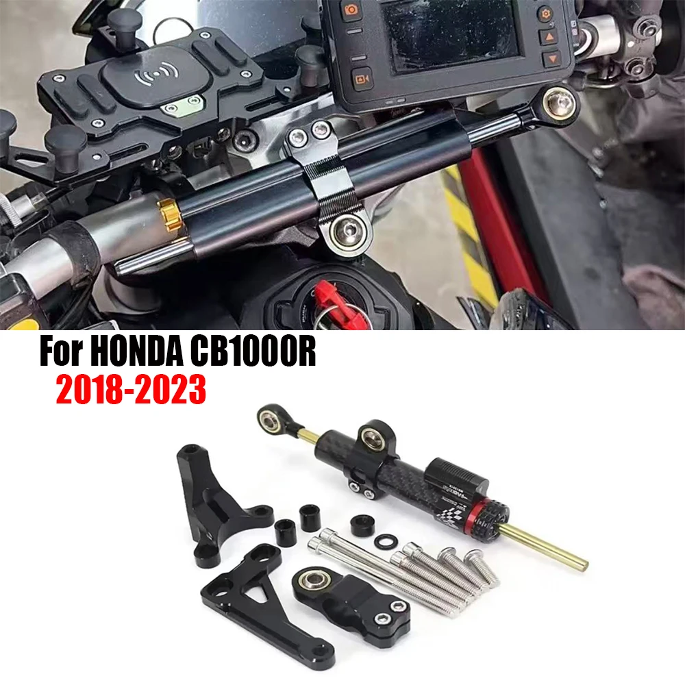 

For HONDA CB1000R 2018 2019 2020 2021 2022 2023 motorcycle accessory steering stabilizer bracket Steering shock absorber suit