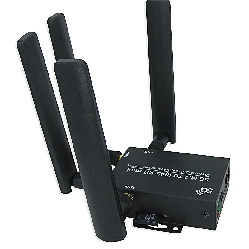 Kit de 5G M.2 a RJ45 con Quectel, RM500Q-GL, RM502Q-AE, Gigabit, Ethernet, Router 5G, adaptador rj45 con radiador