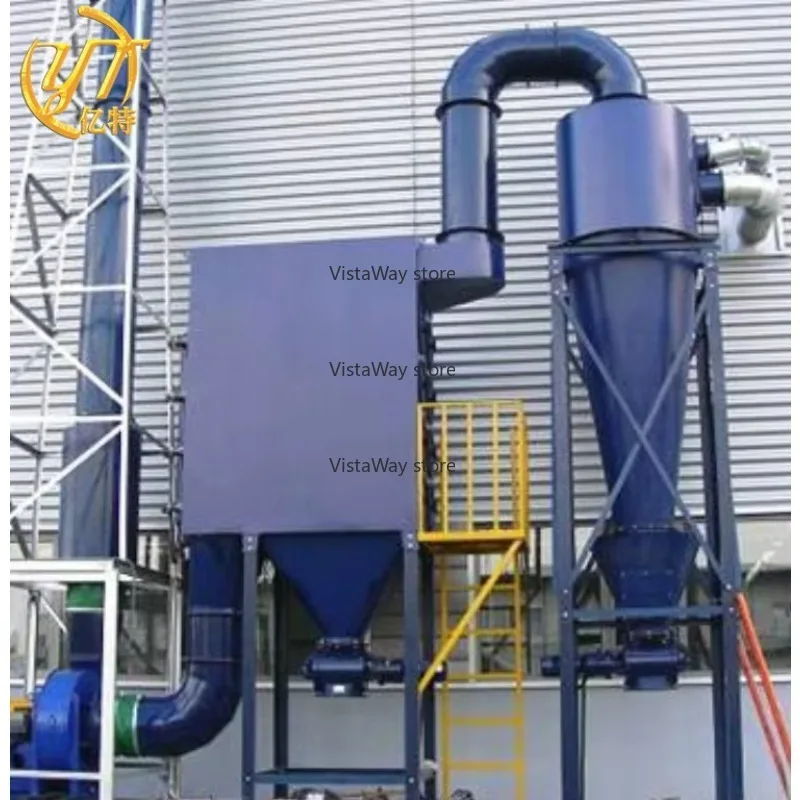 Yite Carbon Steel Industrial Cyclone Separator Vacuum Cleaner Cyclone Dust Extractor Cyclone Dust Collector