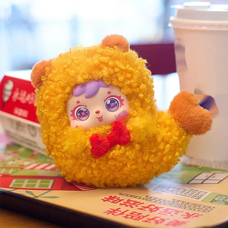 صموئيل الروبيان سلسلة أفخم صندوق أعمى لطيف حقيبة بنقوش كرتونية ملحق رائعة سطح المكتب شعر زخرفة صغيرة مفاجأة صندوق غامض هدية