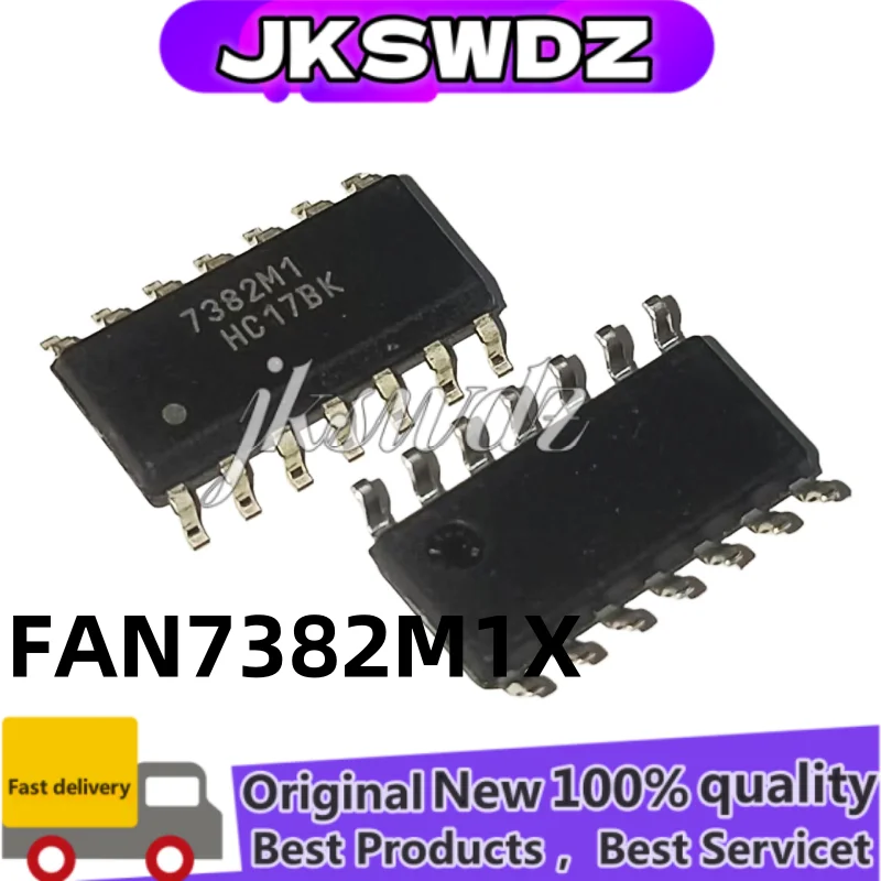 

5-10PCS 100% New 7382M1 FAN7382 FAN7382M1 FAN7382M1X sop-14 Chipset