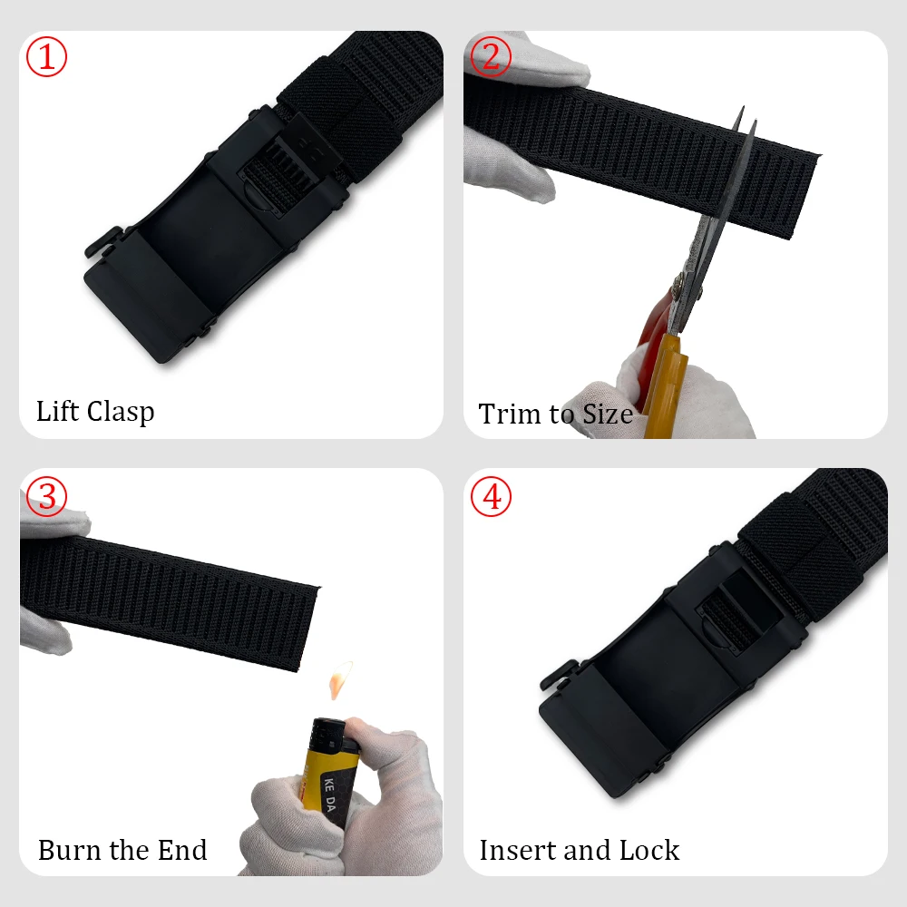 Military Automatic Buckle Nylon Belt Outdoor Hunting Multifunctional Tactical Canvas Belt High Quality Men Belt