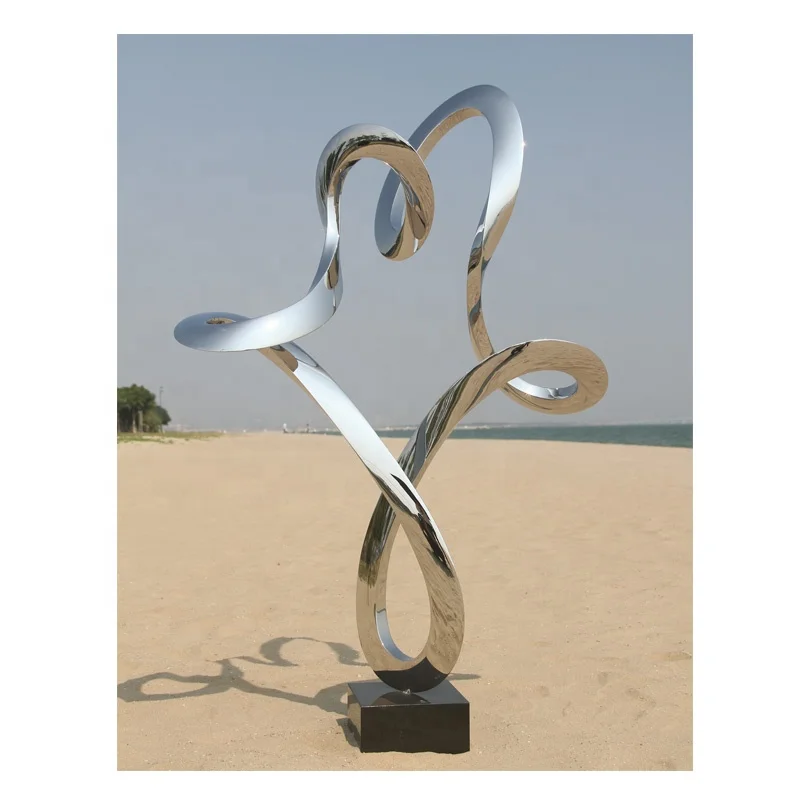 Home Decor Stainless Steel Abstract Sculpture Interior Decoration