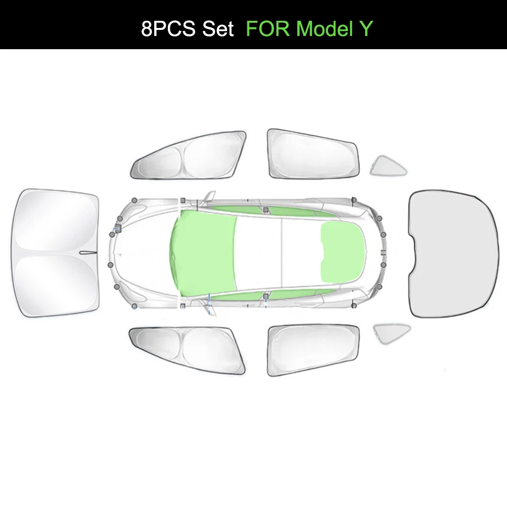 8PCS ModelY