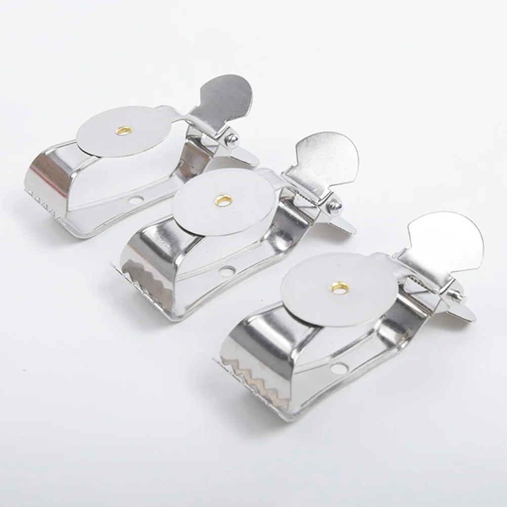 

8pcs Curtain Clips Heavy Duty Thickened Metal Serrated Non-Slip Clamp For Drapes Tapestries Home Hotel Decor Curtain Holdbacks