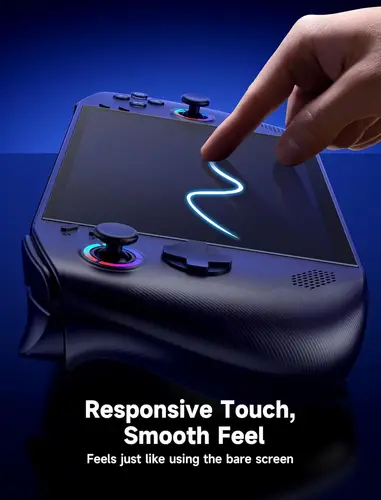 Imagen 2 del producto Paquete de 2 protectores de pantalla antideslumbrantes para Legion Go S 8"", fáciles de instalar con marco guía, cobertura total de 8 pulgadas, vidrio mate