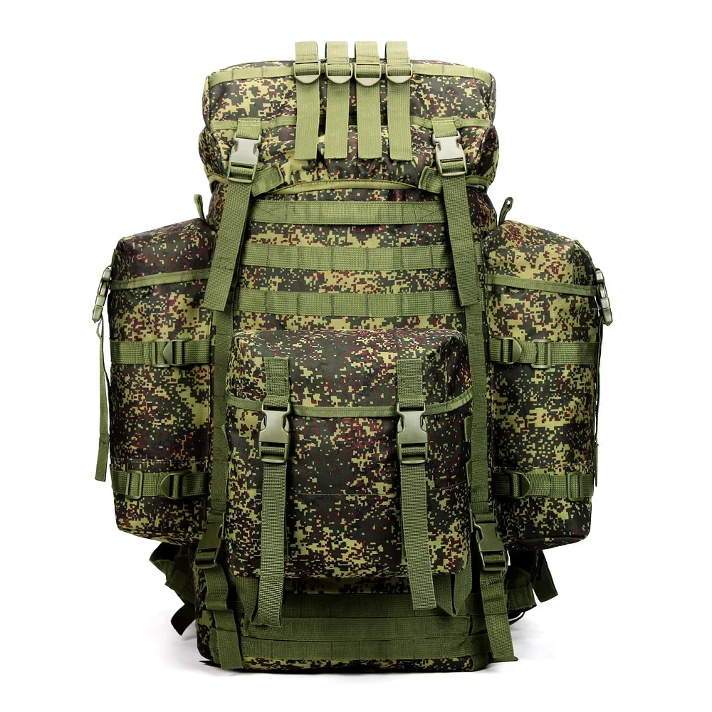 Large Capacity 100L Tactical Mountaineering Bag Army Camouflage Backpack Outdoor Backpack Hiking Camping Sports Backpack