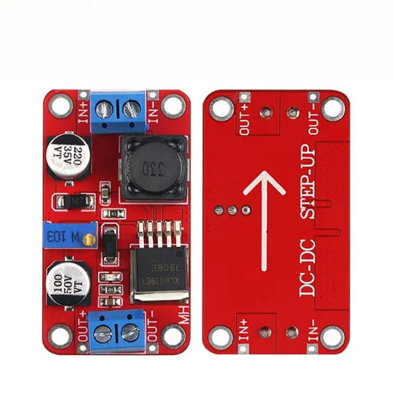 1/3Pcs XL6019 DC-DC Step Up Boost Power Module 5A High Current Adjustable Voltage Regulator Board For DIY Electronic Circuit