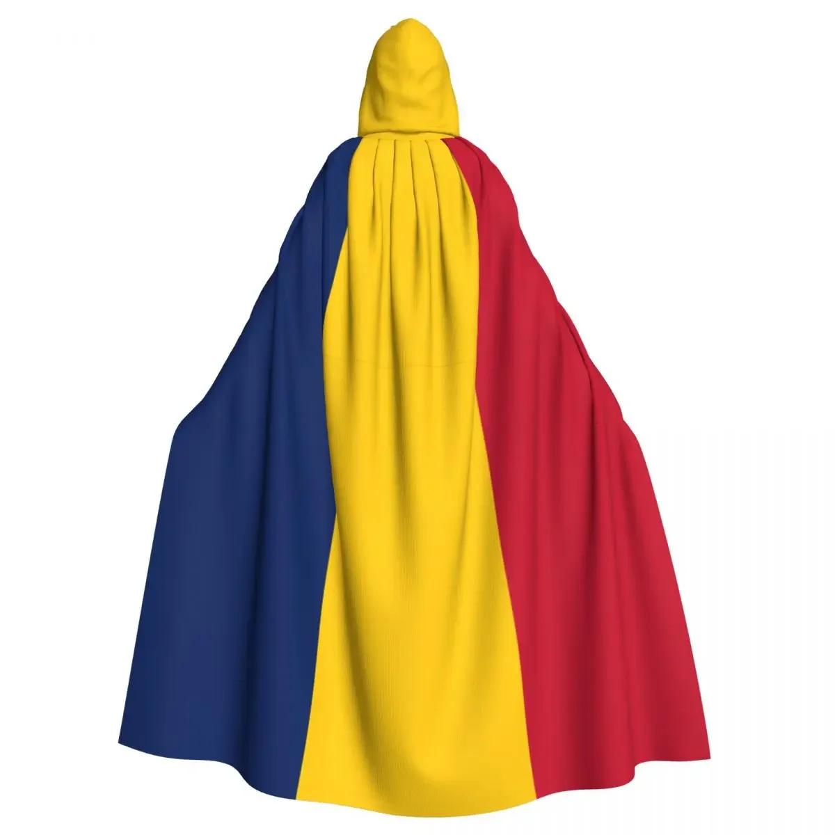 Chad Flag Unisex Cloak with Hood Cloak Vampire Witch Cape Cosplay Costume