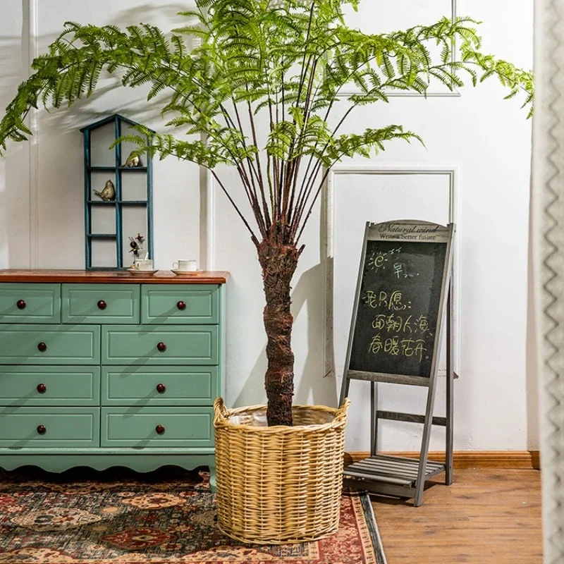 

Искусственное дерево папоротника, бионическая зелень, искусственные деревья, бонсай, домашнее напольное пейзажное украшение