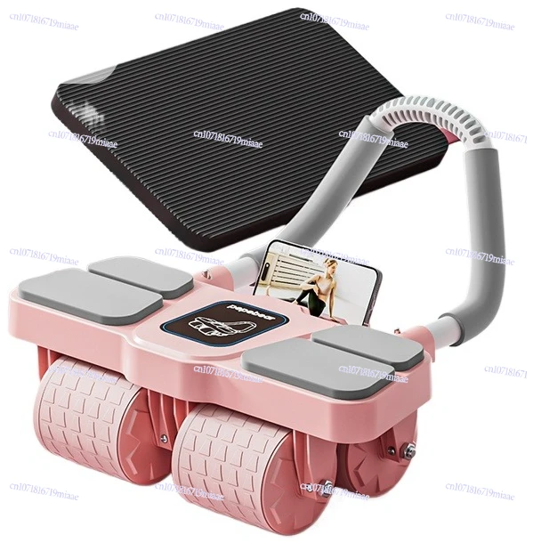 Rueda Abdominal de rebote automático para mujer, nuevo rollo de empuje de vientre fino de cuatro ruedas, chaleco de entrenamiento, línea de Fitness muscular Abdominal