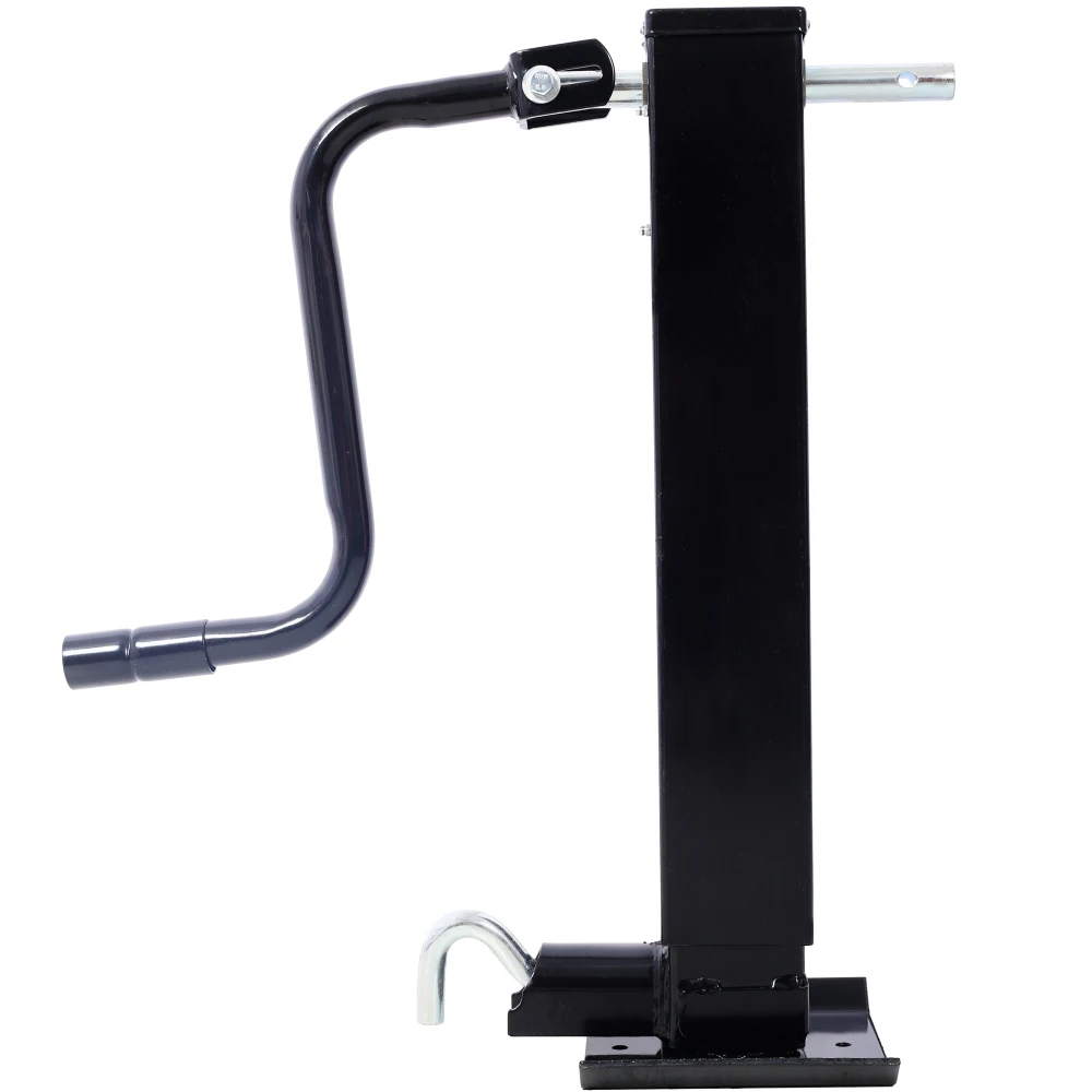 

Weld On Trailer Jack, 12,000 lbs. Capacity, Sidewind Crank, No Mount Square Jack Tube,26 Inch Travel, Heavy-Duty Square Tube